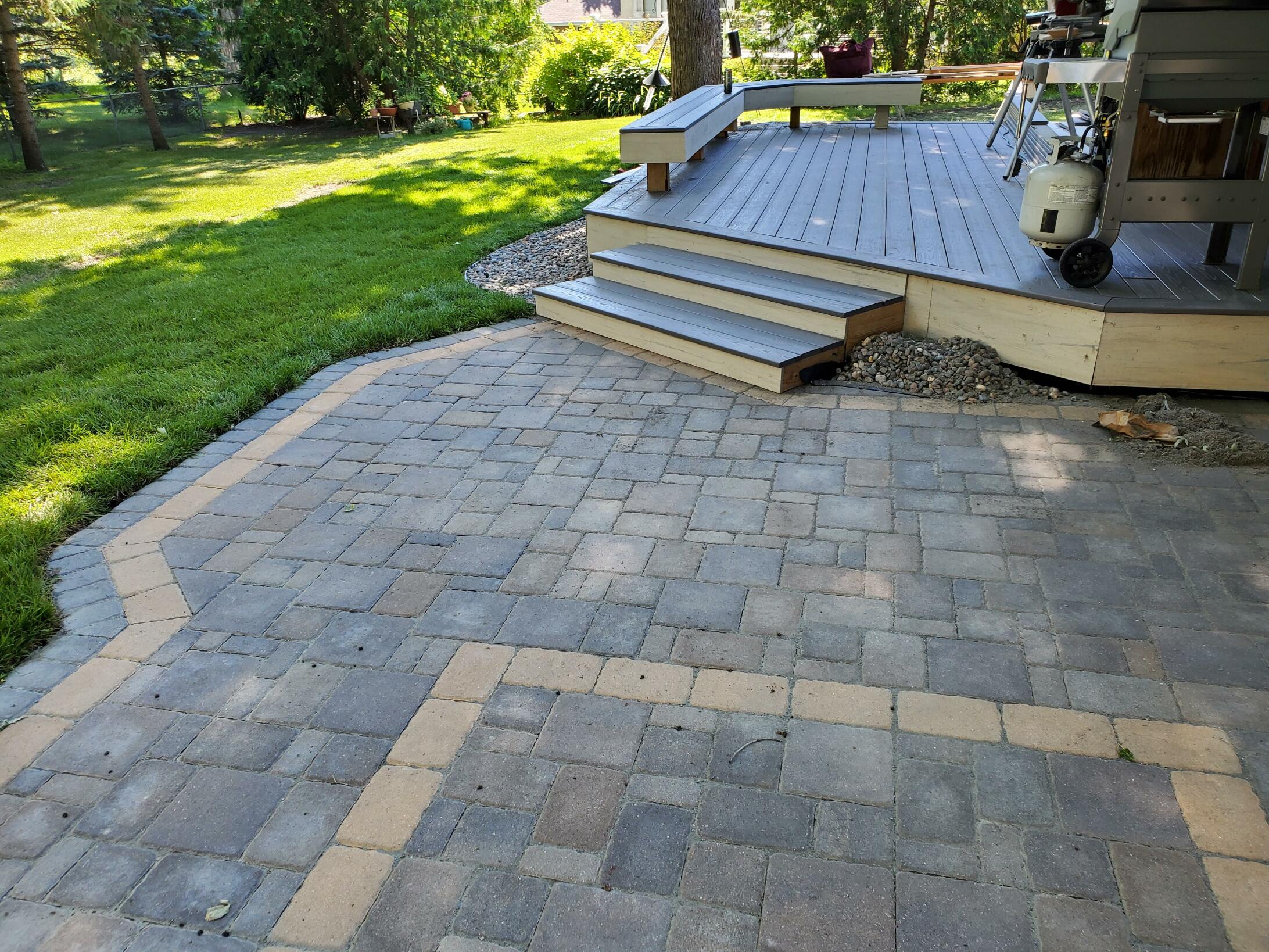 Deck Steps and Pavers